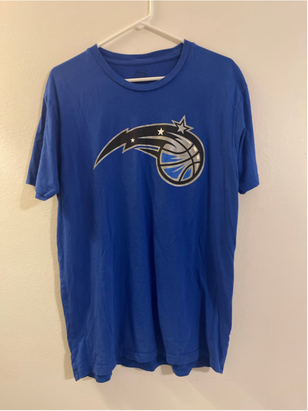 Men's Orlando Magic NBA Graphic Short Sleeve T-Shirt Blue XL